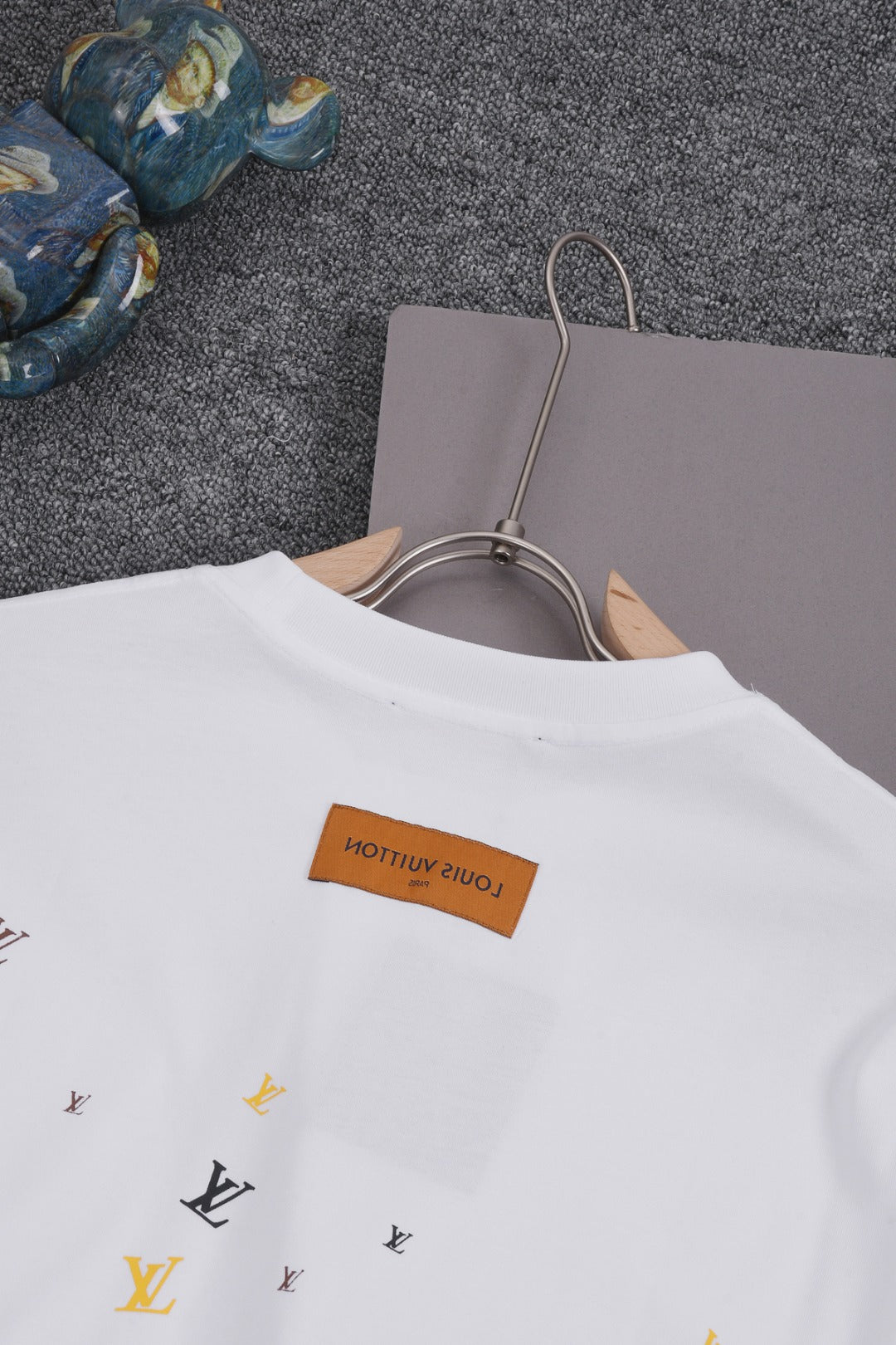 Louis Vuitton 25SS Allover Mini Monogram Logo Cotton T-Shirt – White / Black, XS-L