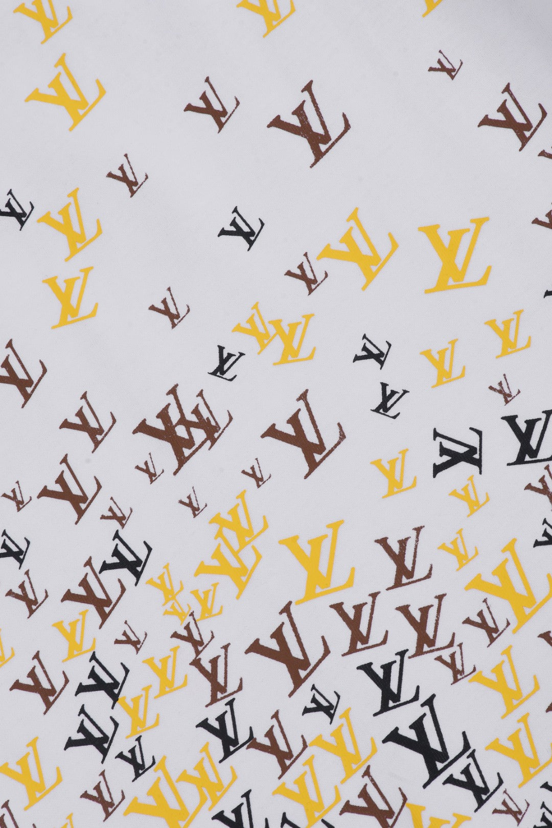 Louis Vuitton 25SS Allover Mini Monogram Logo Cotton T-Shirt – White / Black, XS-L