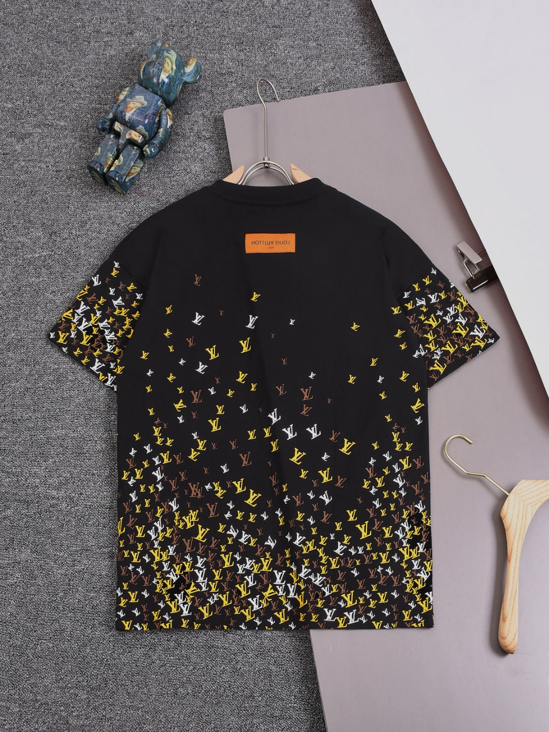 Louis Vuitton 25SS Allover Mini Monogram Logo Cotton T-Shirt – White / Black, XS-L