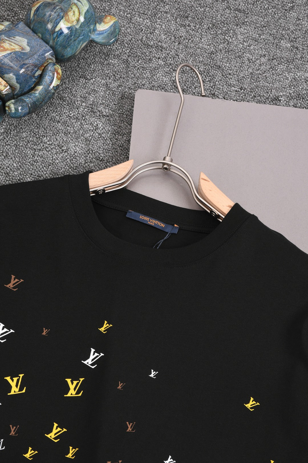 Louis Vuitton 25SS Allover Mini Monogram Logo Cotton T-Shirt – White / Black, XS-L