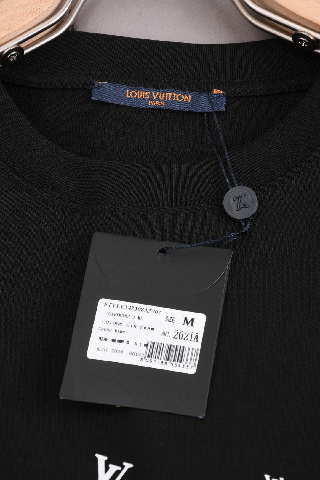 Louis Vuitton 25SS Allover Mini Monogram Logo Cotton T-Shirt – White / Black, XS-L