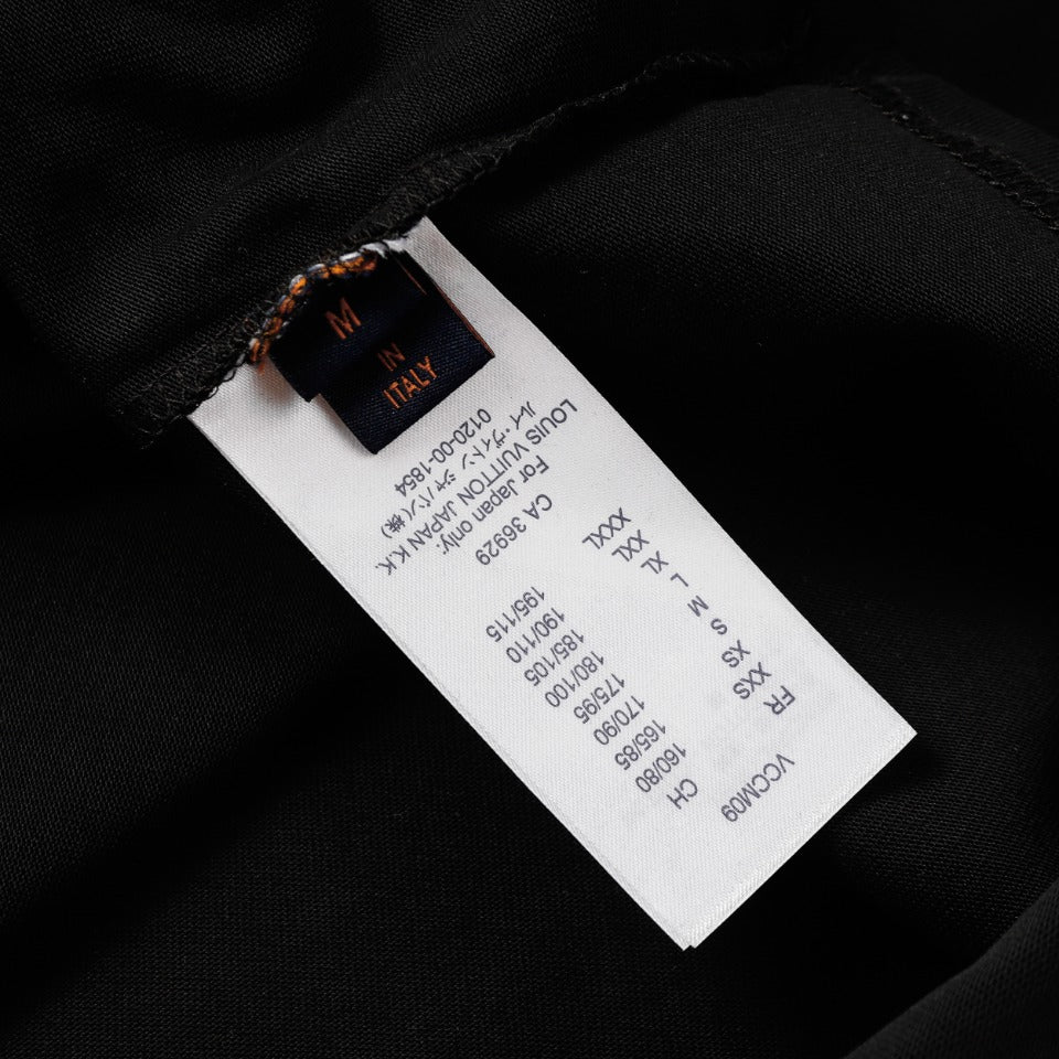 Louis Vuitton P358 2024FW Embroidered LV Pin Detail Cotton T-Shirt – White / Black, XS-L, Unisex