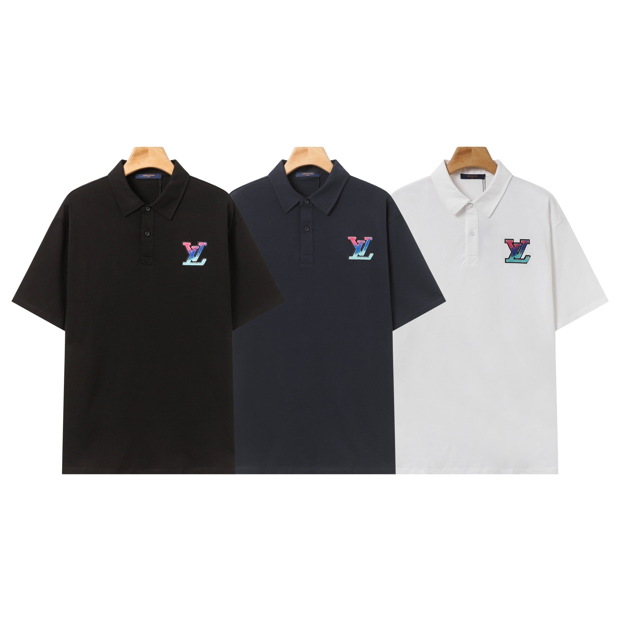 Louis Vuitton P368 25SS Camouflage Terry Embroidered LV Polo – S-XXL, Unisex