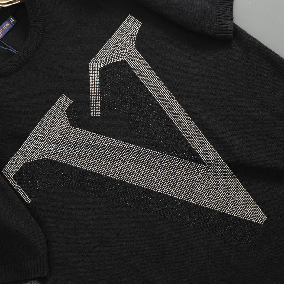 Louis Vuitton P368 Early Autumn Exclusive Men’s Knit Polo – M-5XL, Luxury Tencel-Cotton & Wool Blend