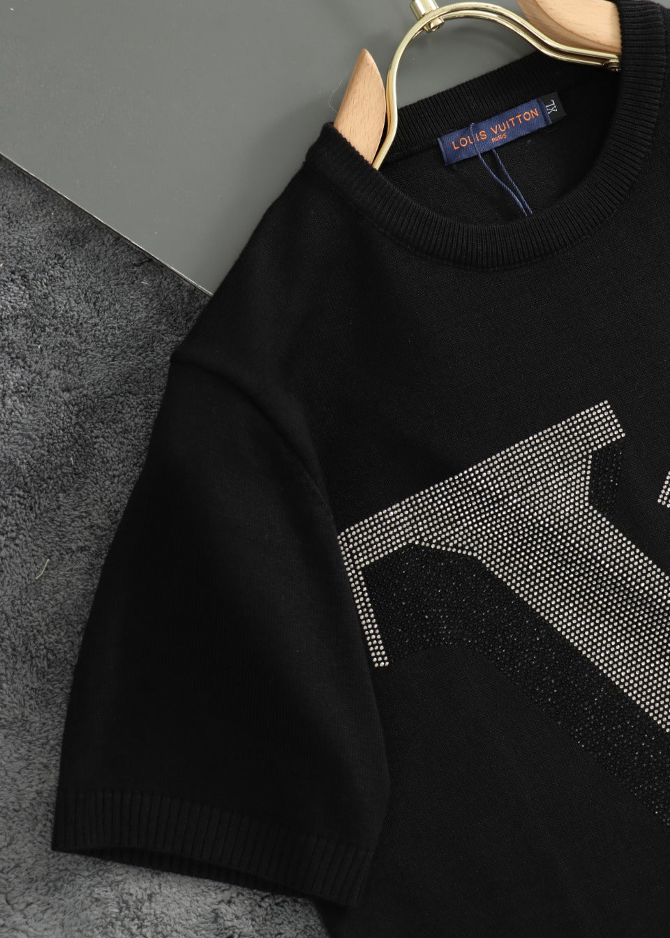 Louis Vuitton P368 Early Autumn Exclusive Men’s Knit Polo – M-5XL, Luxury Tencel-Cotton & Wool Blend