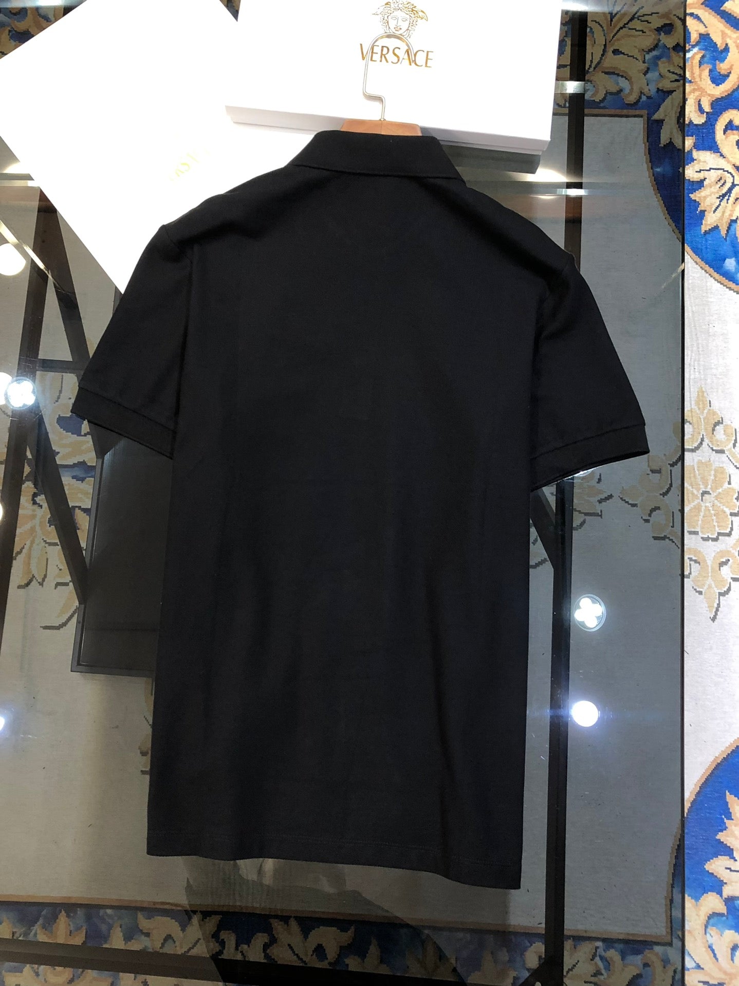 Louis Vuitton P368 2024 Early Spring Men’s Polo Shirt – M-3XL, Luxury Cotton Blend, Chest Appliqué Logo