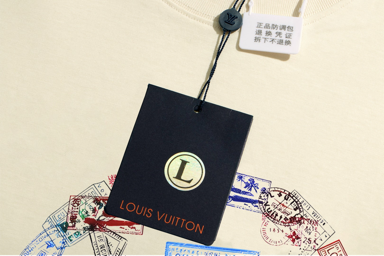 Louis Vuitton 2025 High-Quality Crew Neck T-Shirt – S-2XL, Unisex, Embroidered Sleeve Detail