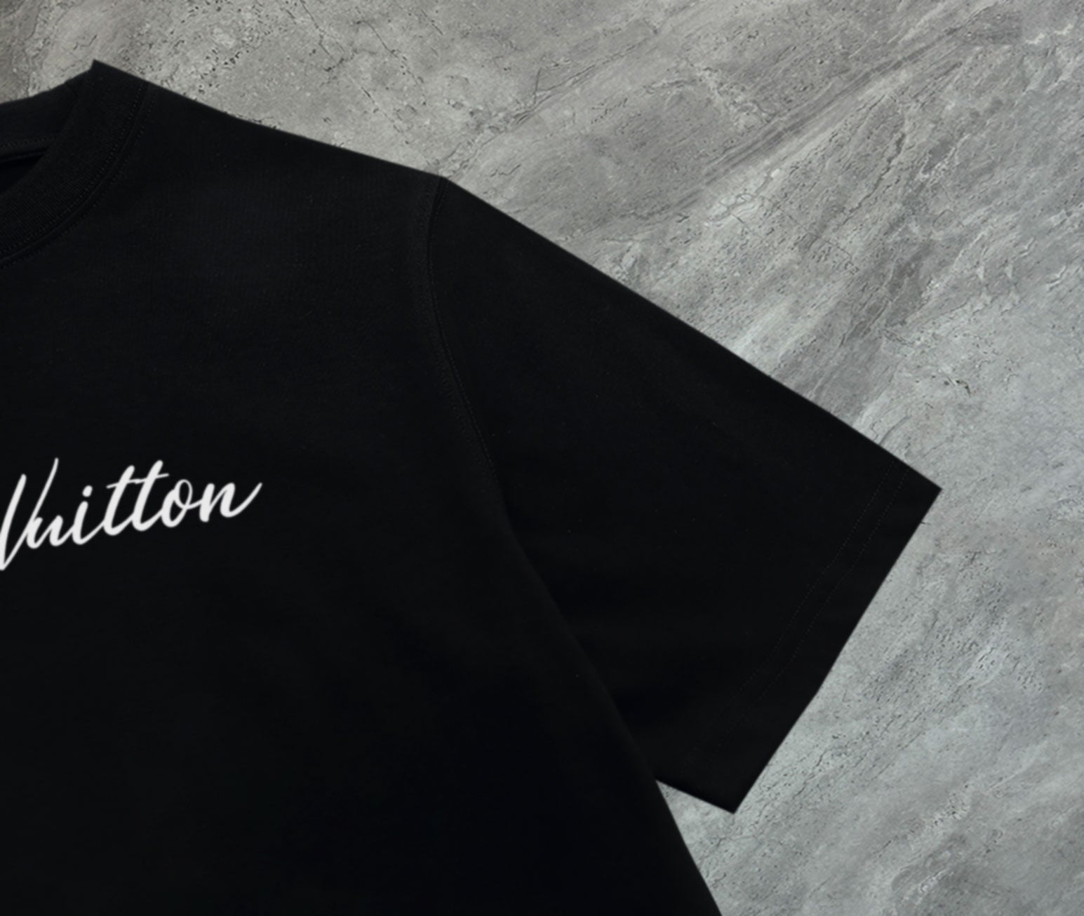 Louis Vuitton 2025 Premium Crew Neck T-Shirt – S-2XL, Unisex, Embroidered Sleeve Detail