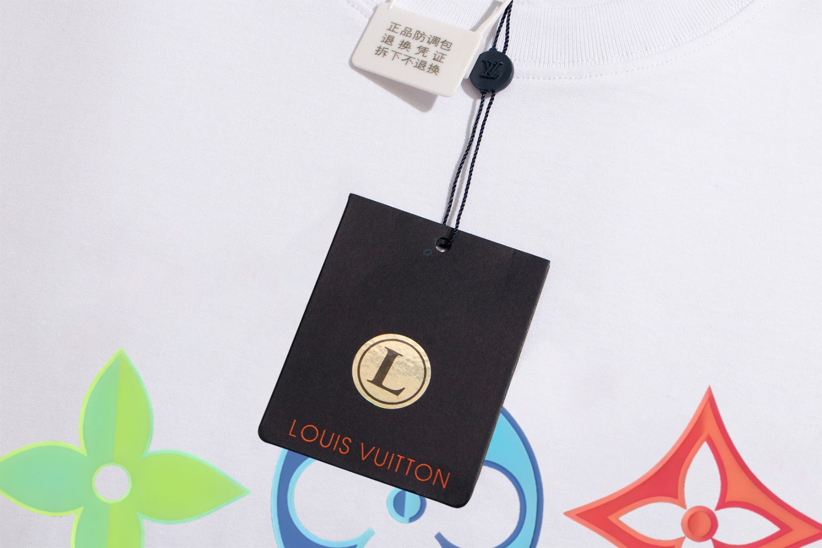 Louis Vuitton 2025 Premium Crew Neck T-Shirt – S-2XL, Unisex, Embroidered Sleeve Detail