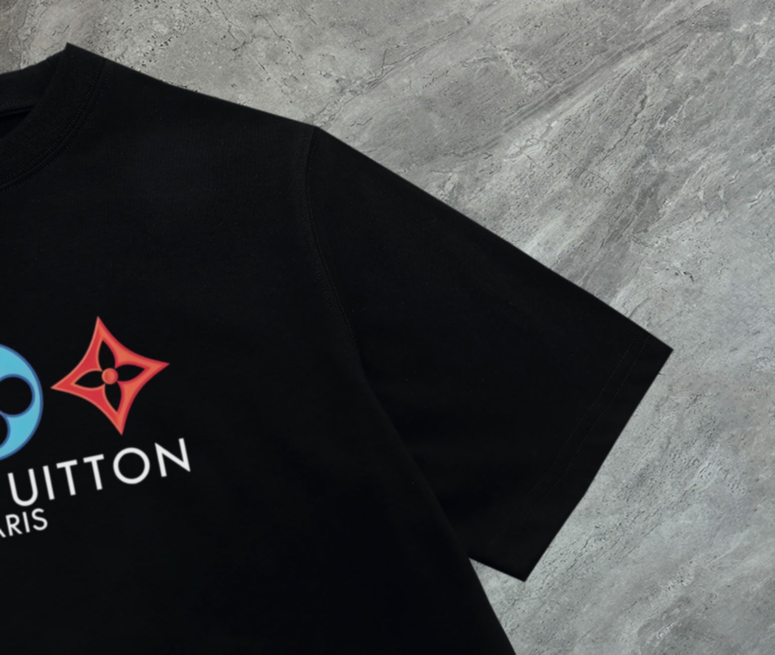 Louis Vuitton 2025 Premium Crew Neck T-Shirt – Unisex, S-2XL, Embroidered Sleeve Detail