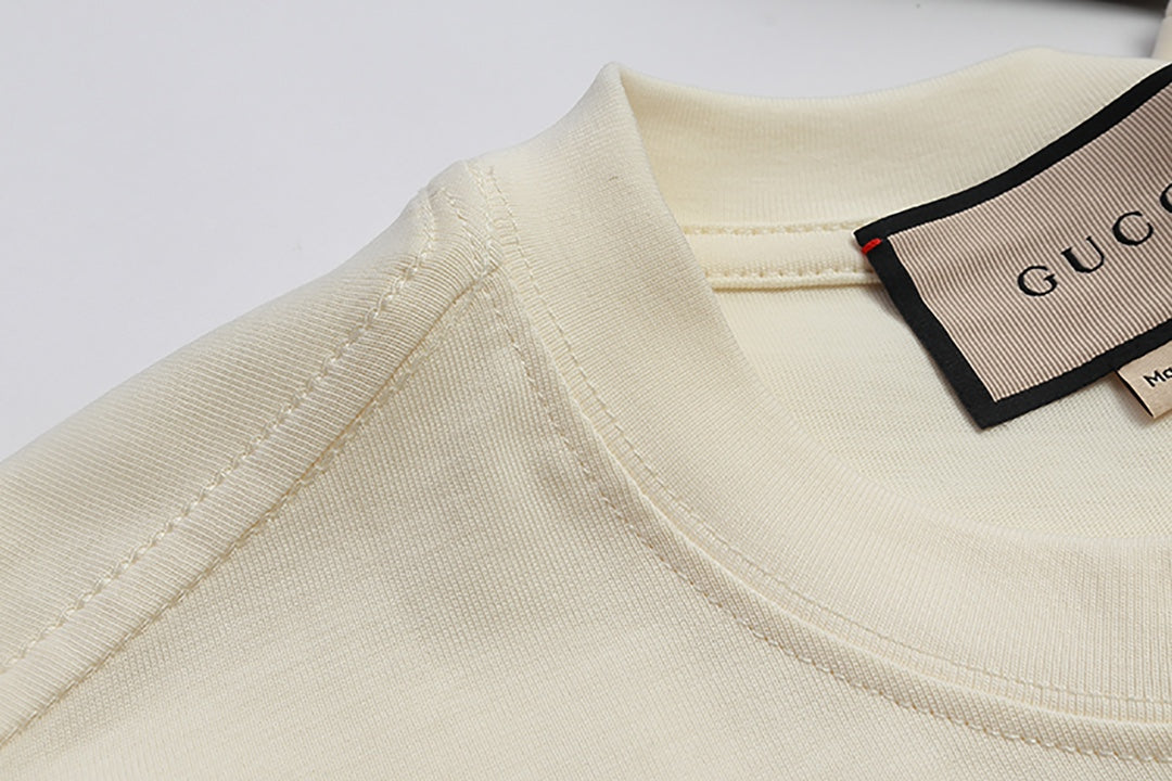 GUCCI Men’s T-Shirt 2024 Early Spring Collection S–XL｜Heavyweight Cotton Knit Premium Edition