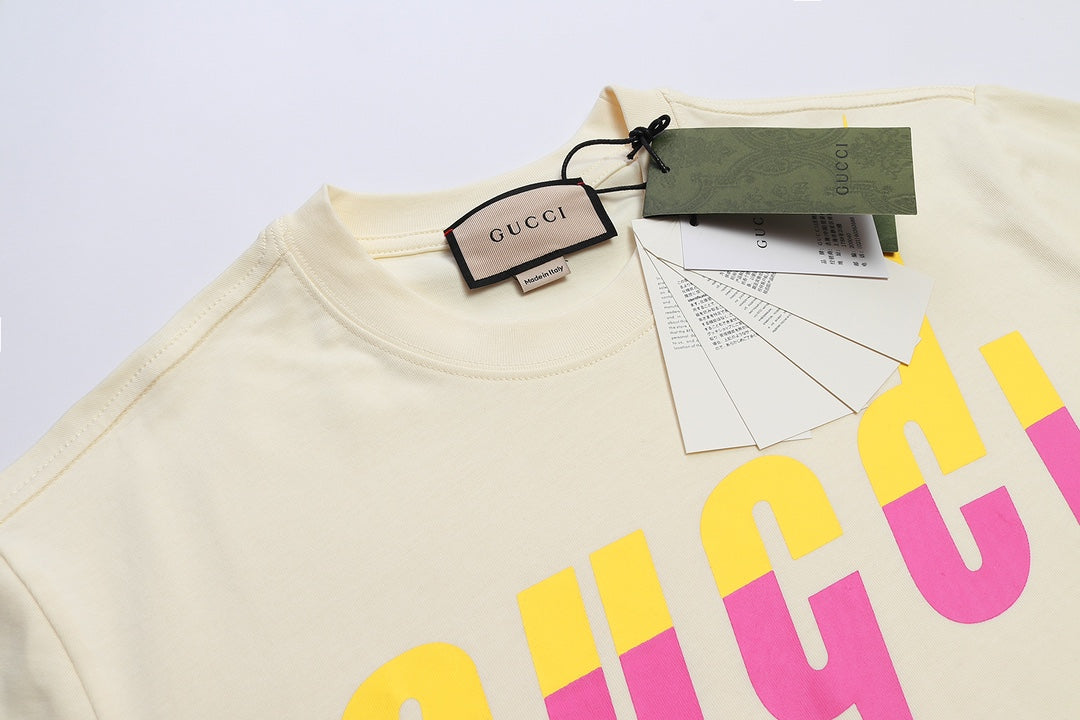 GUCCI Men’s T-Shirt 2024 Early Spring Collection Style 846 S–XL｜Heavyweight Pure Cotton Knit Premium Edition