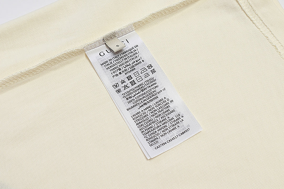 GUCCI Men’s T-Shirt 2024 Early Spring Collection Style 846 S–XL｜Heavyweight Pure Cotton Knit Premium Edition