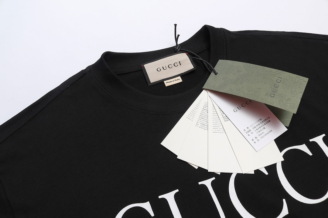 GUCCI Men’s T-Shirt 2024 Early Spring Collection S–XL｜Heavyweight Pure Cotton Knit Premium Edition