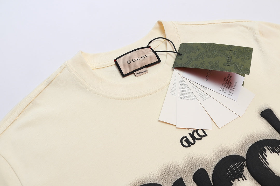 GUCCI Men’s T-Shirt 2024 Early Spring Collection S–XL｜Heavyweight Pure Cotton Knit Premium Edition