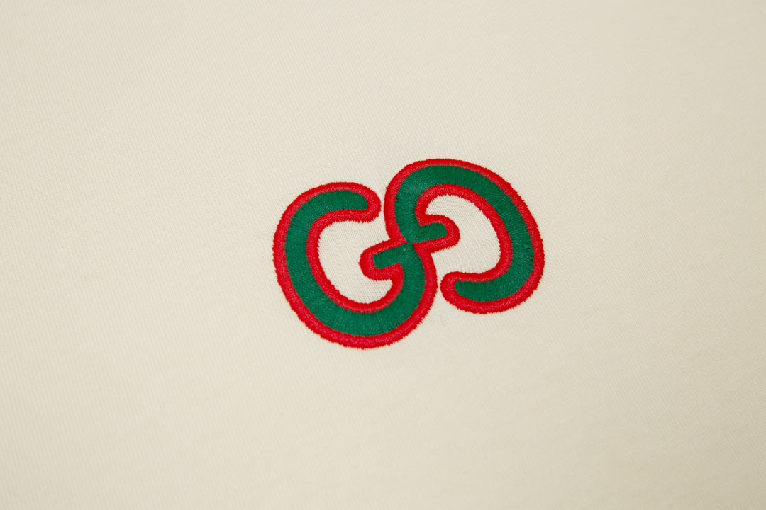 GUCCI Classic Logo Embroidered T-Shirt Unisex XS–L｜Premium Cotton Edition