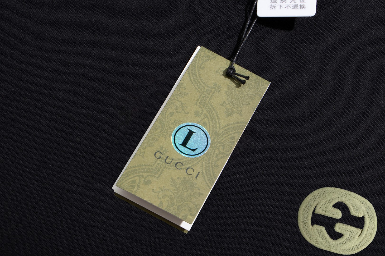 GUCCI 2024 Spring/Summer Double-Shoulder Logo T-Shirt | Premium 250g Cotton | Unisex S–XXL | Gift Packaging