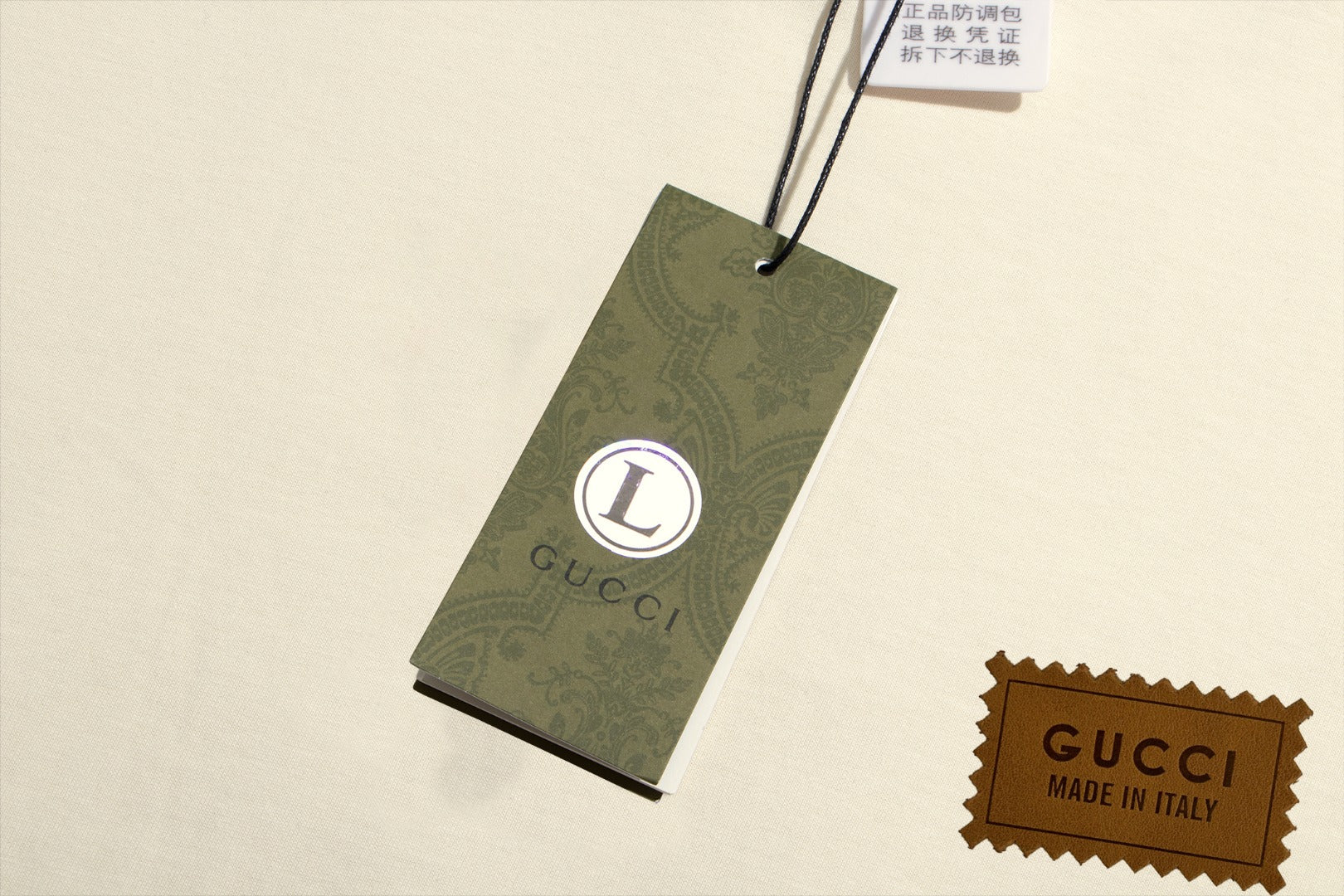 GUCCI 2024 Spring/Summer Logo Print T-Shirt | Double-Shoulder Design | 250g Premium Cotton | Unisex S–XXL | Gift Packaging