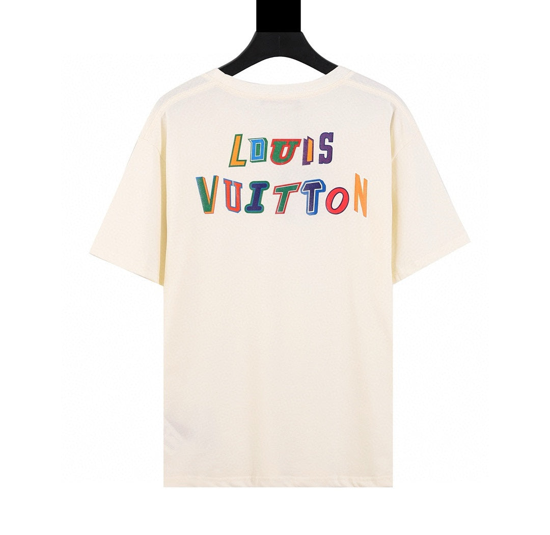 Louis Vuitton × NBA Logo T-Shirt – Unisex Embroidered Luxury Tee, Premium Cotton (XS–L)