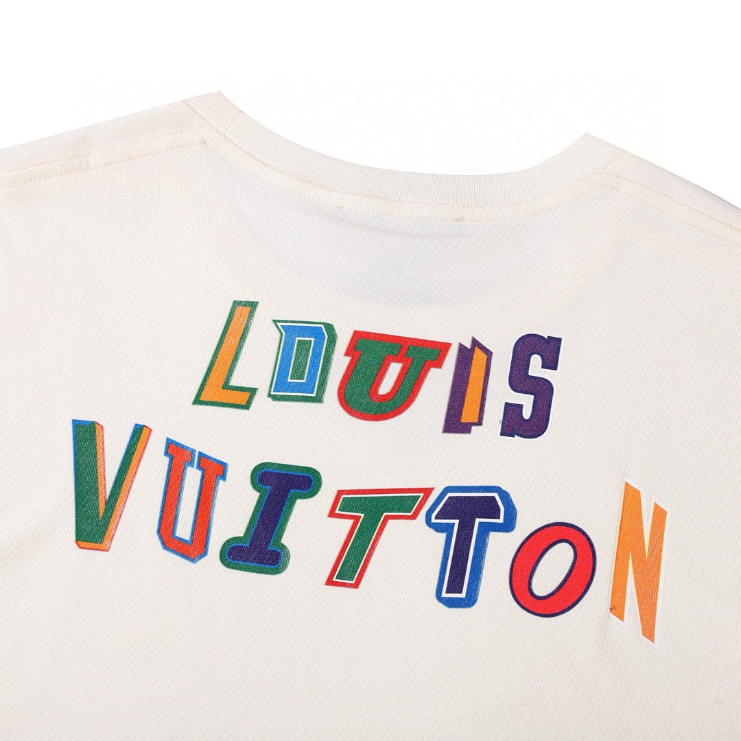 Louis Vuitton × NBA Logo T-Shirt – Unisex Embroidered Luxury Tee, Premium Cotton (XS–L)