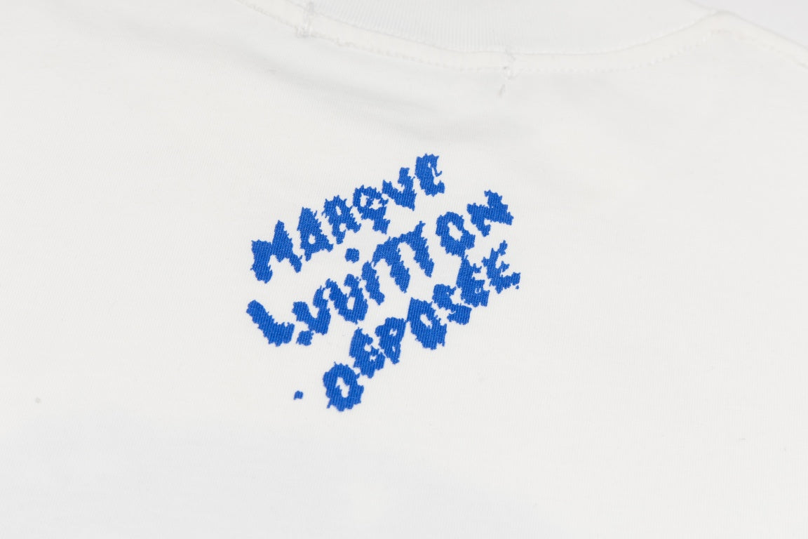 Louis Vuitton 24SS Western Sky Island T-Shirt – Premium Cotton Tee, Unisex (XS–L)