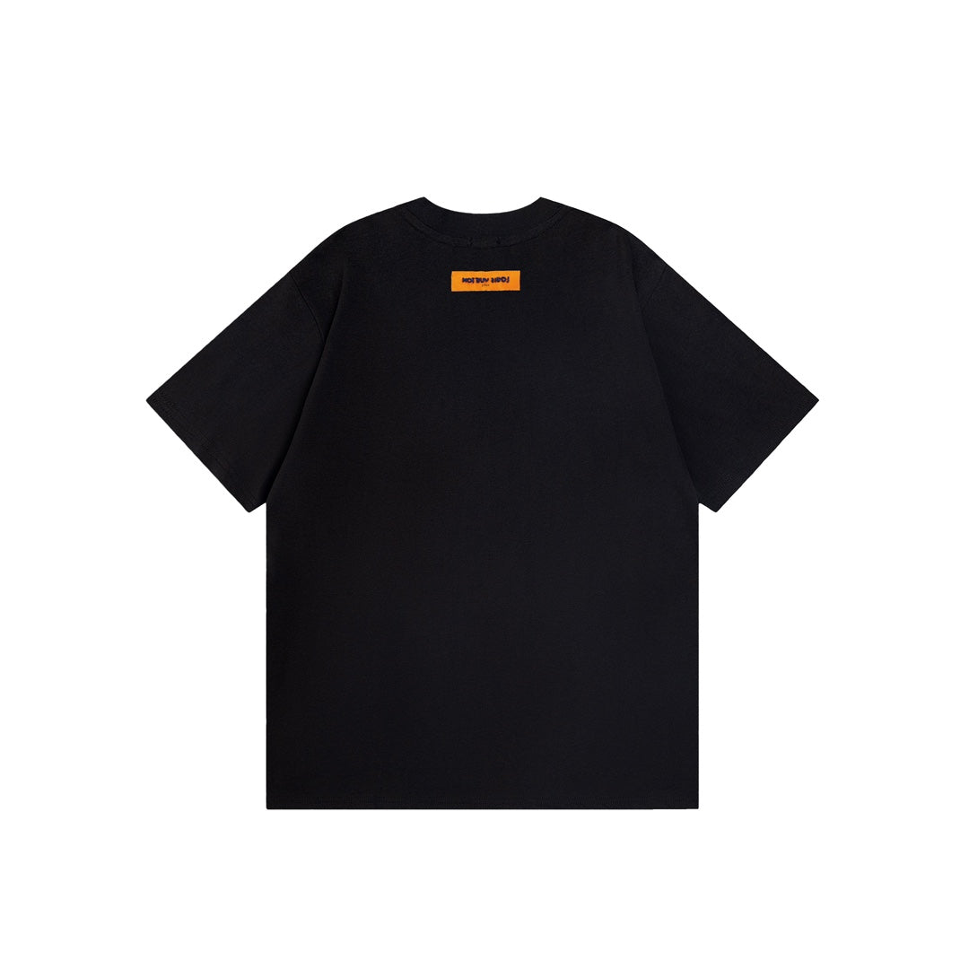 Louis Vuitton 24SS Pharrell Williams Beaded Letter Embroidered T-Shirt – Premium Cotton, Unisex (XS–L)