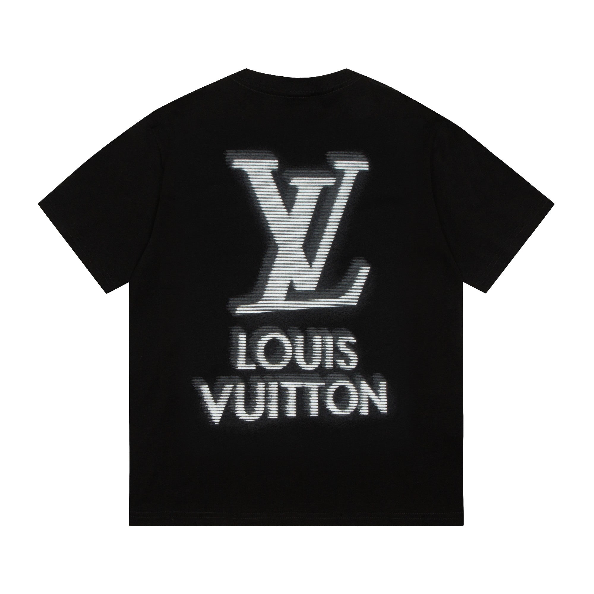 Louis Vuitton Shadow Logo Short Sleeve T-Shirt – Premium Dyed Cotton, Unisex (XS–L)