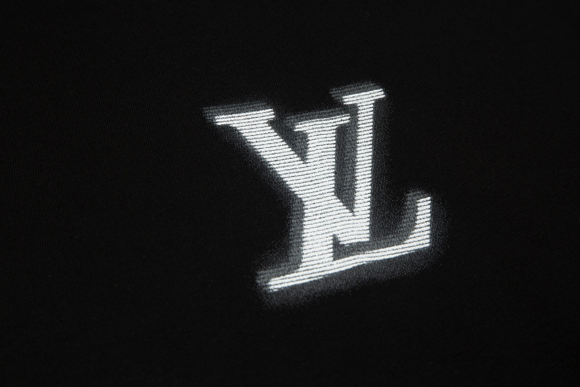 Louis Vuitton Shadow Logo Short Sleeve T-Shirt – Premium Dyed Cotton, Unisex (XS–L)