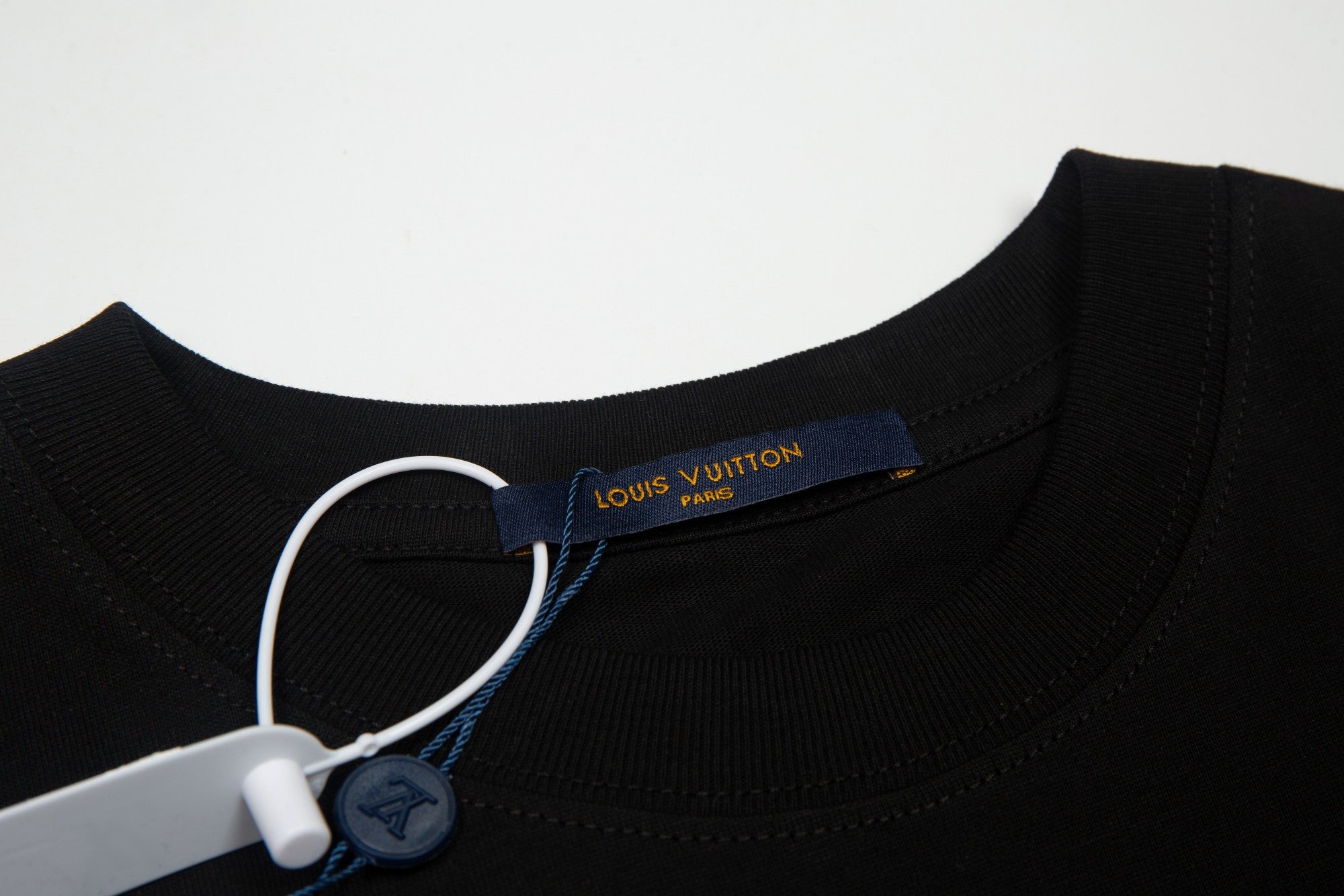 Louis Vuitton Shadow Logo Short Sleeve T-Shirt – Premium Dyed Cotton, Unisex (XS–L)