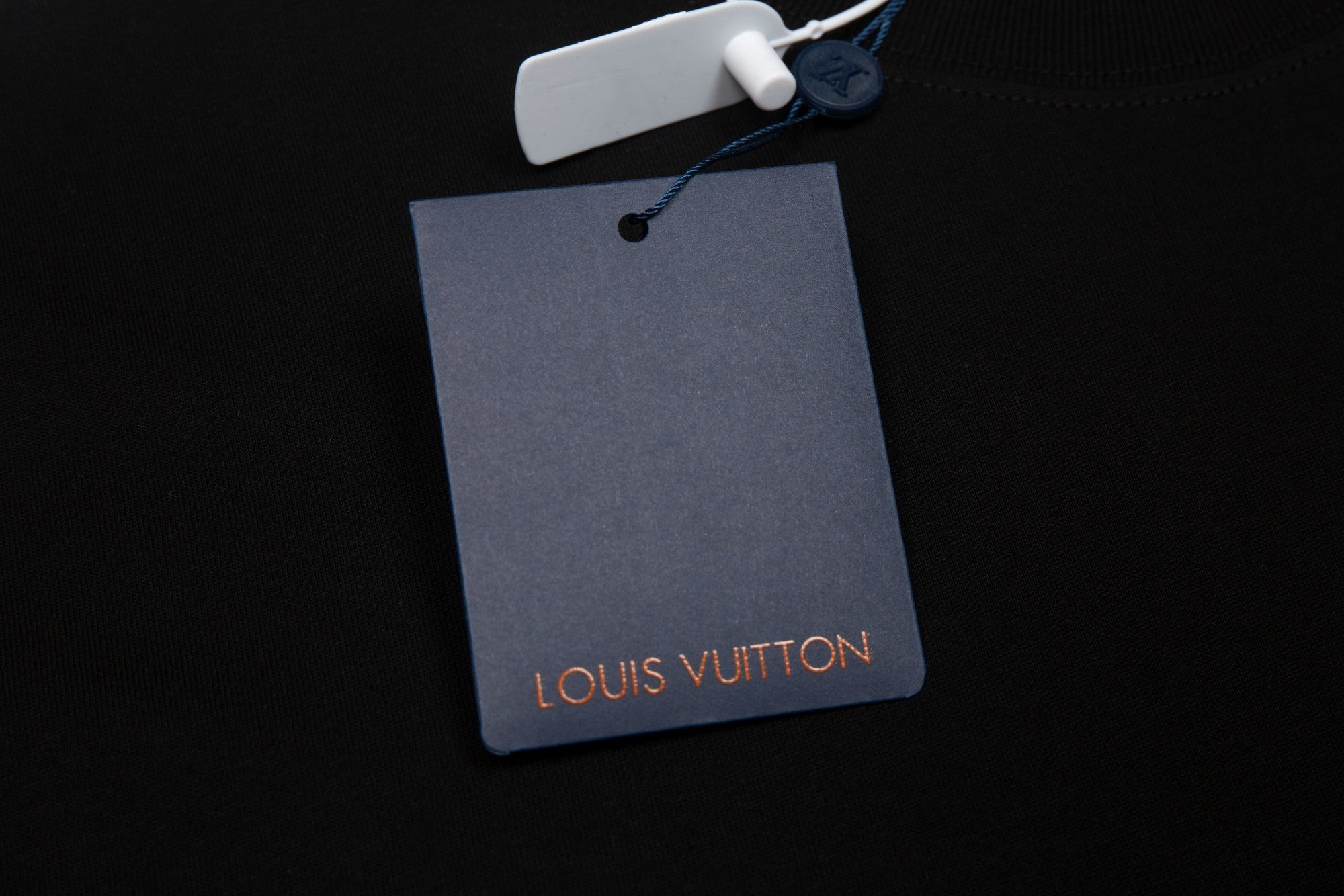 Louis Vuitton Shadow Logo Short Sleeve T-Shirt – Premium Dyed Cotton, Unisex (XS–L)