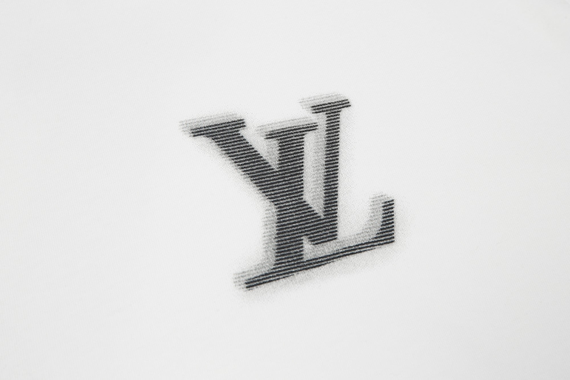 Louis Vuitton Shadow Logo Short Sleeve T-Shirt – Premium Dyed Cotton, Unisex (XS–L)