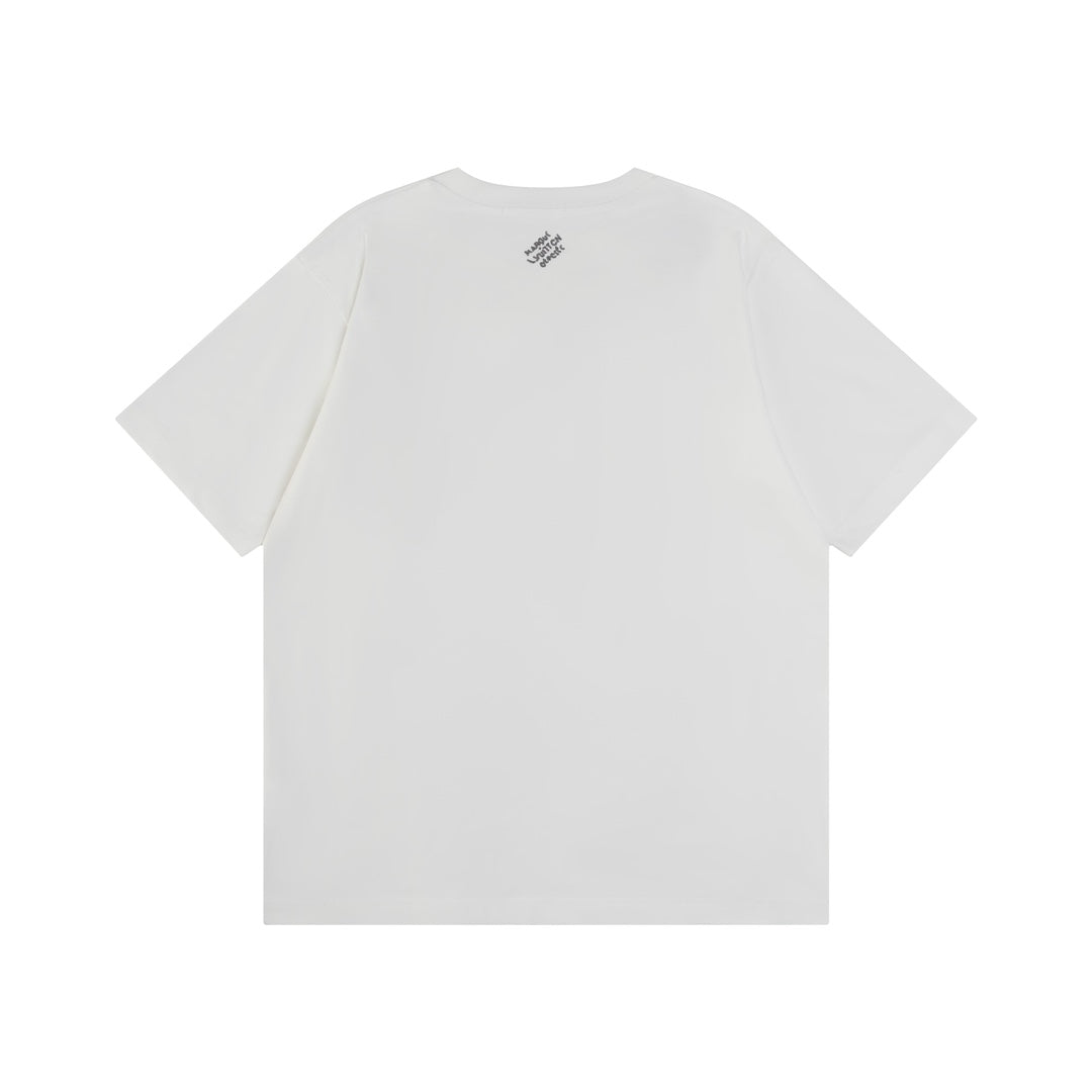 Louis Vuitton 2024SS Pharrell Stud & Rhinestone Embroidered T-Shirt Cotton, Authentic 1:1 Quality – Premium 260g