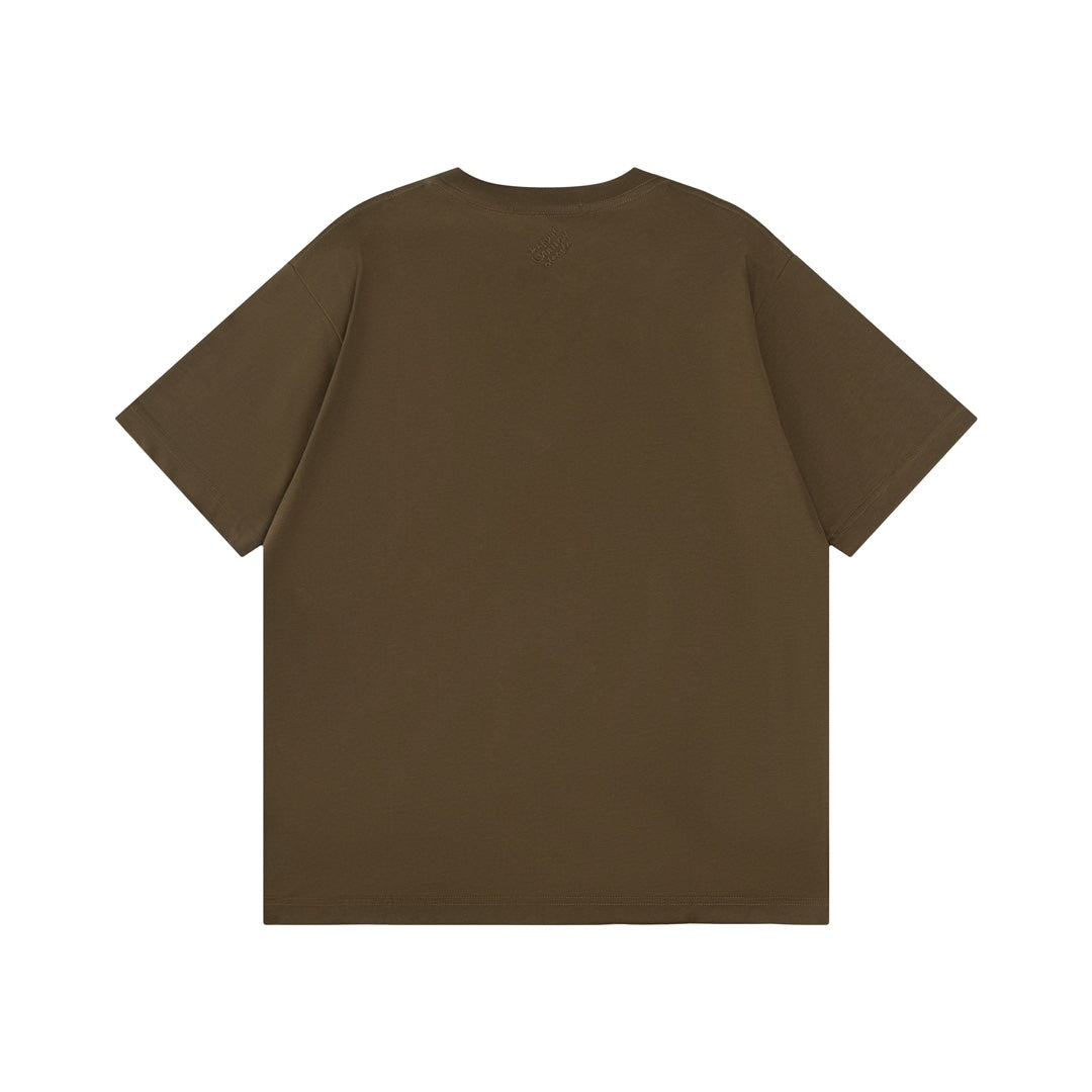 Louis Vuitton 2024SS Pharrell Stud & Rhinestone Embroidered T-Shirt – Premium Cotton 260g – XS, S, M, L