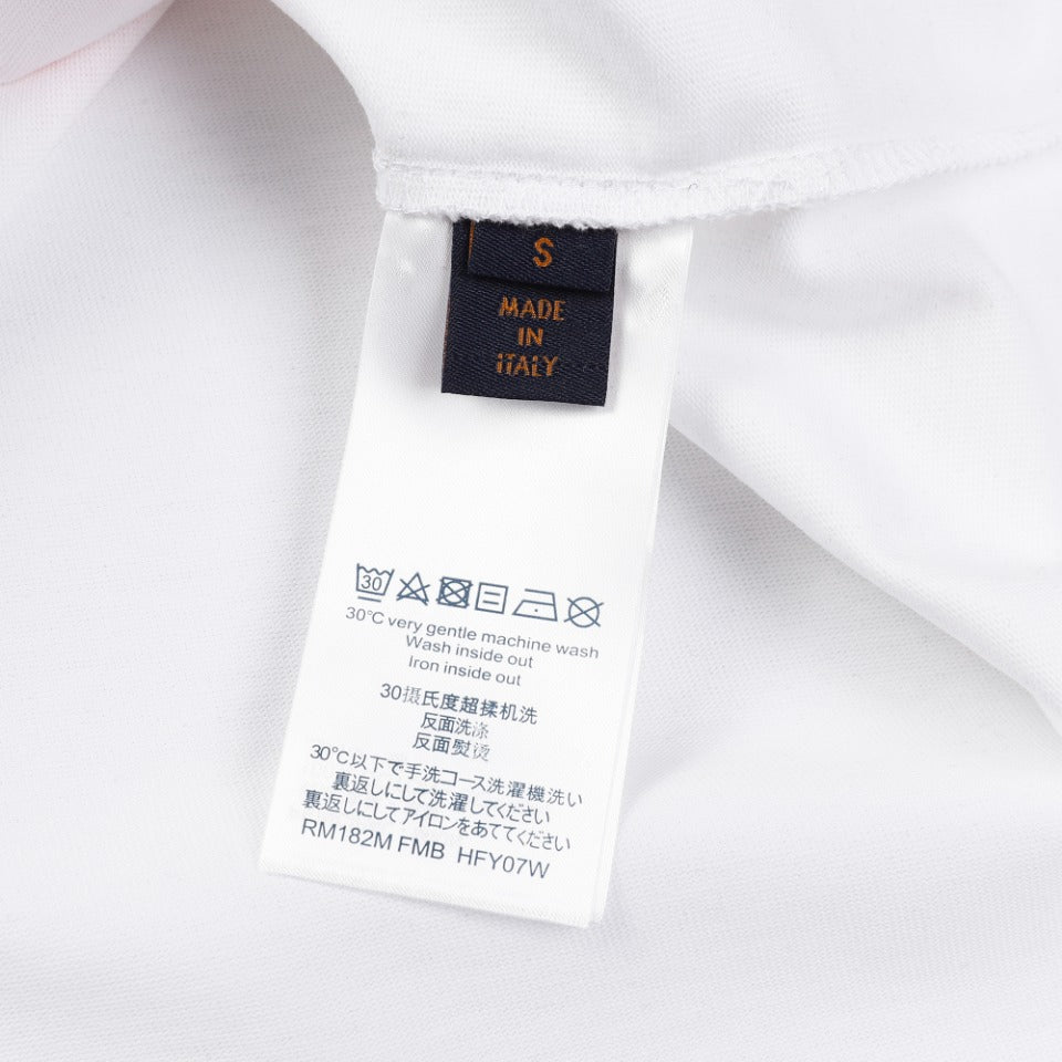 Louis Vuitton 23SS Graffiti Print T-Shirt – 350G Premium Cotton – XS, S, M, L