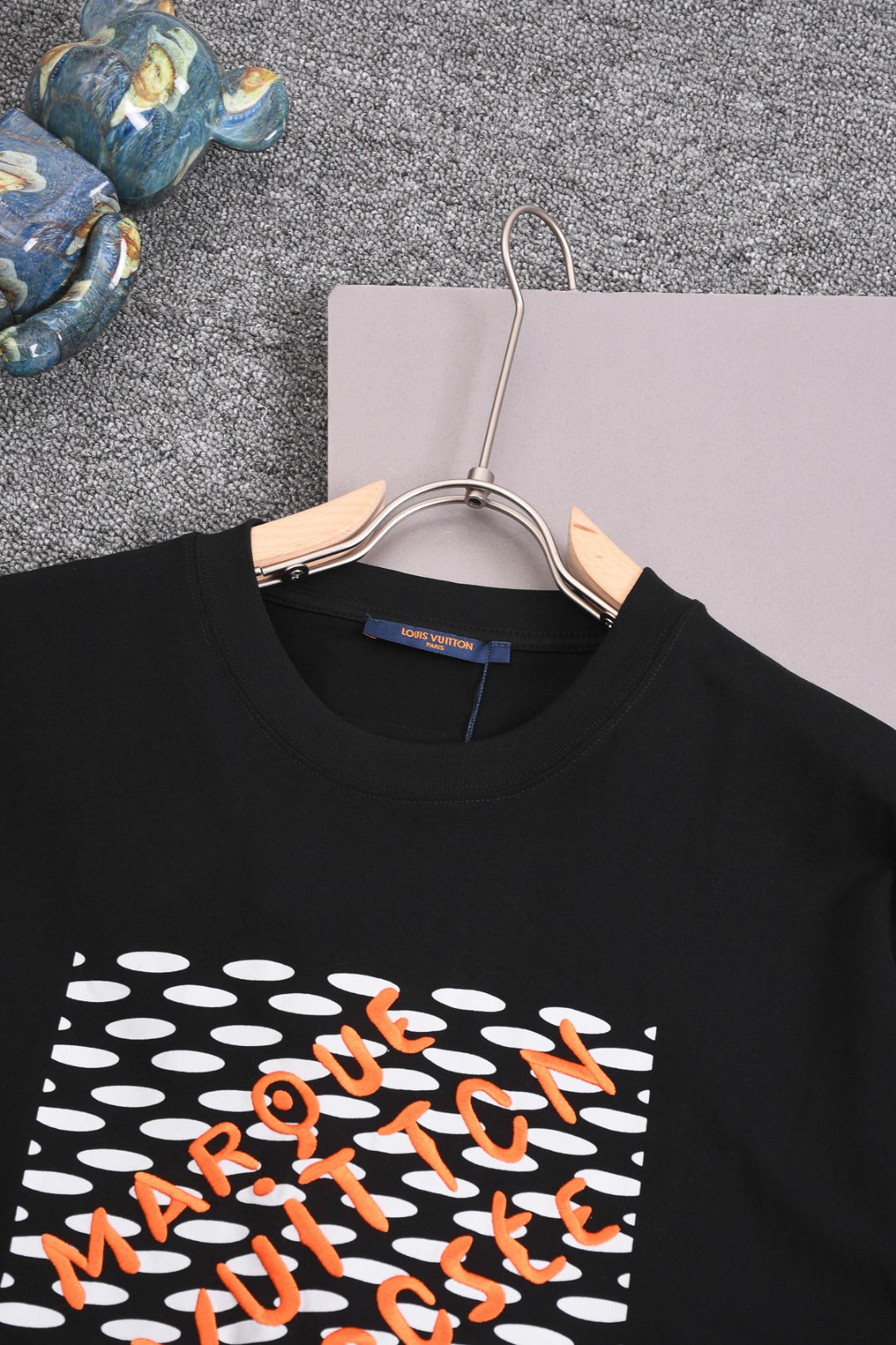 Louis Vuitton 25SS Mesh Letter Logo Print T-Shirt – XS, S, M, L – Premium Cotton