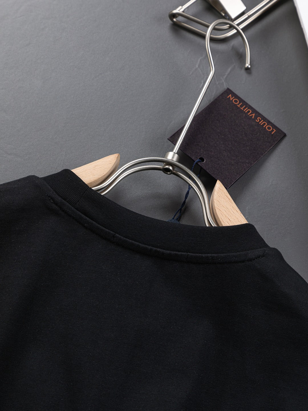 Louis Vuitton 25SS Embroidered Logo Denim Pocket T-Shirt – XS, S, M, L – Premium Cotton Unisex