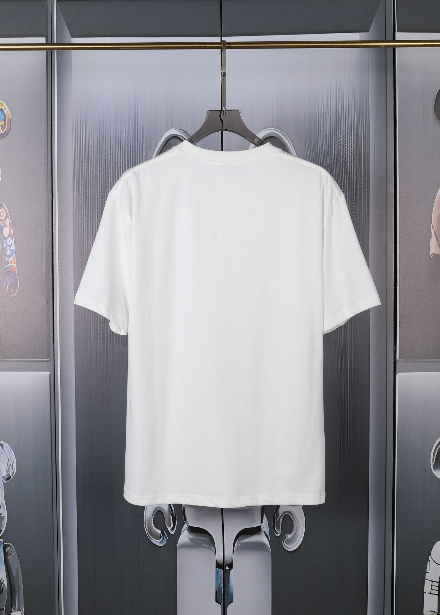 GUCCI 2024 Pocket Logo 3D Embroidered Luxury Heavyweight Cotton Unisex T-Shirt – Black/White, Sizes S–XL (Style C303)