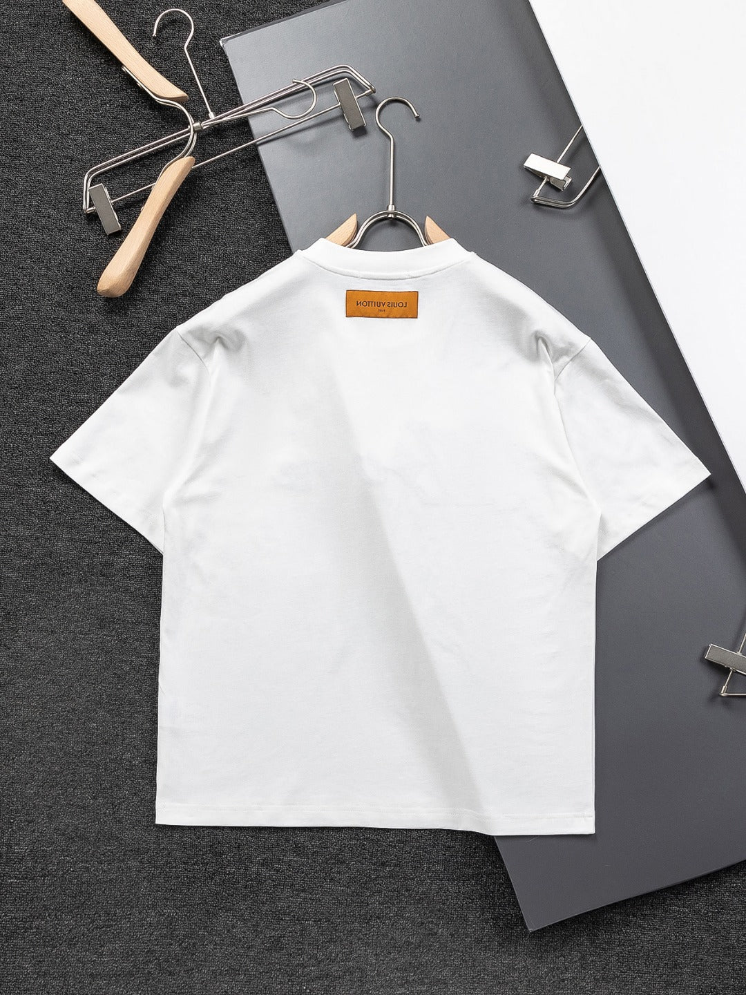 Louis Vuitton 25SS Rainbow Letter Embroidered Logo T-Shirt – XS, S, M, L – Unisex Premium Cotton Tee