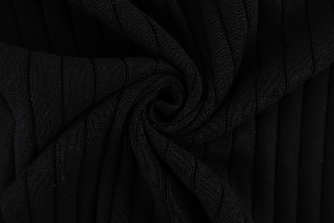 GUCCI GG Jacquard Knit Polo Sweater – Black, Sizes XS–L (Style P388)