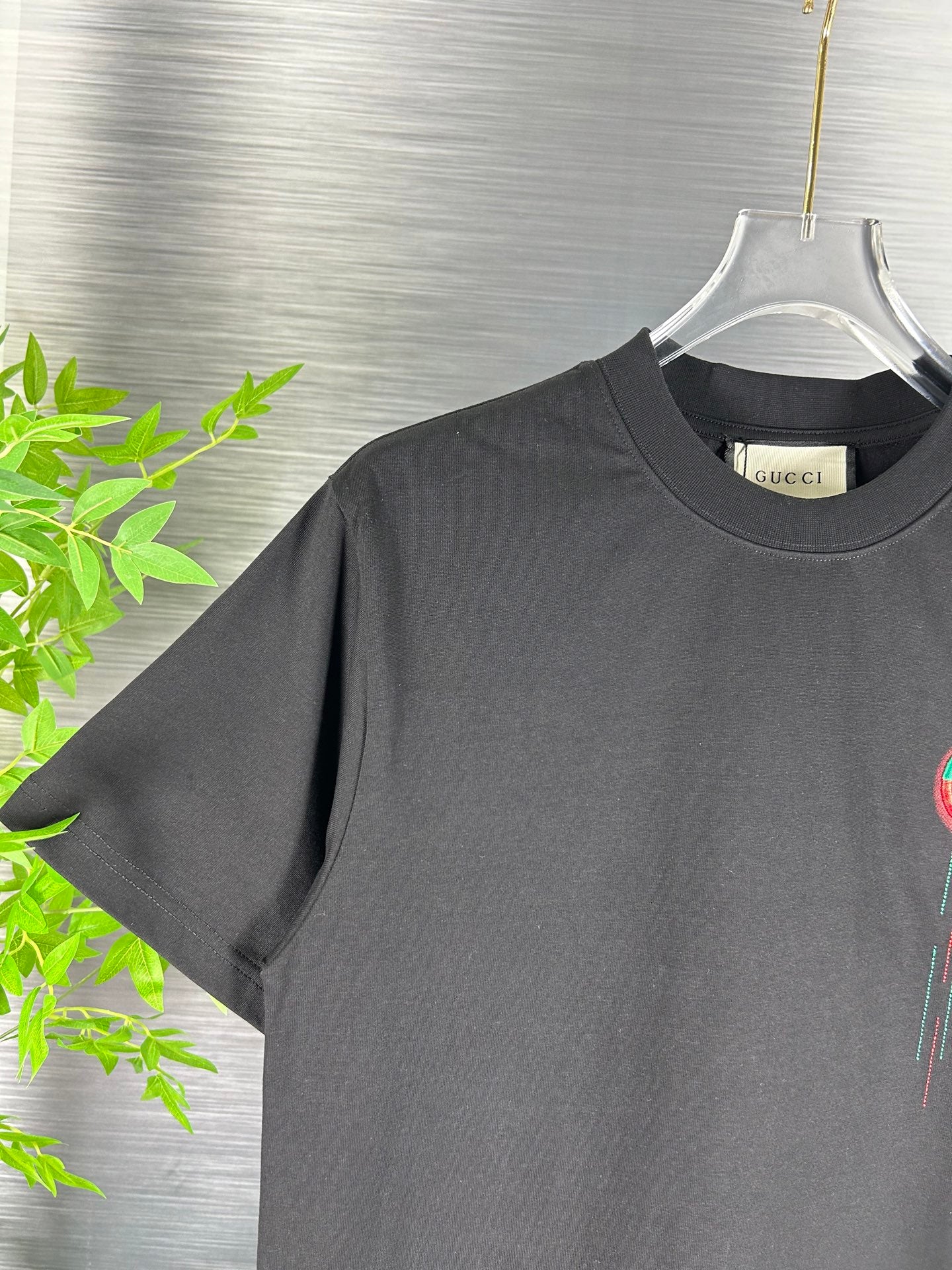 GUCCI Embroidered Graphic Cotton T-Shirt – Unisex Oversized Fit, White, S–XL