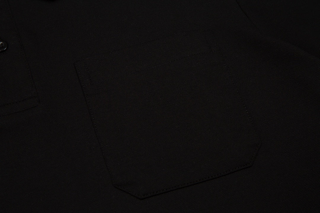 GUCCI 2024 Spring/Summer Contrast-Panel Polo Shirt – Men’s Premium Cotton, White, M–3XL