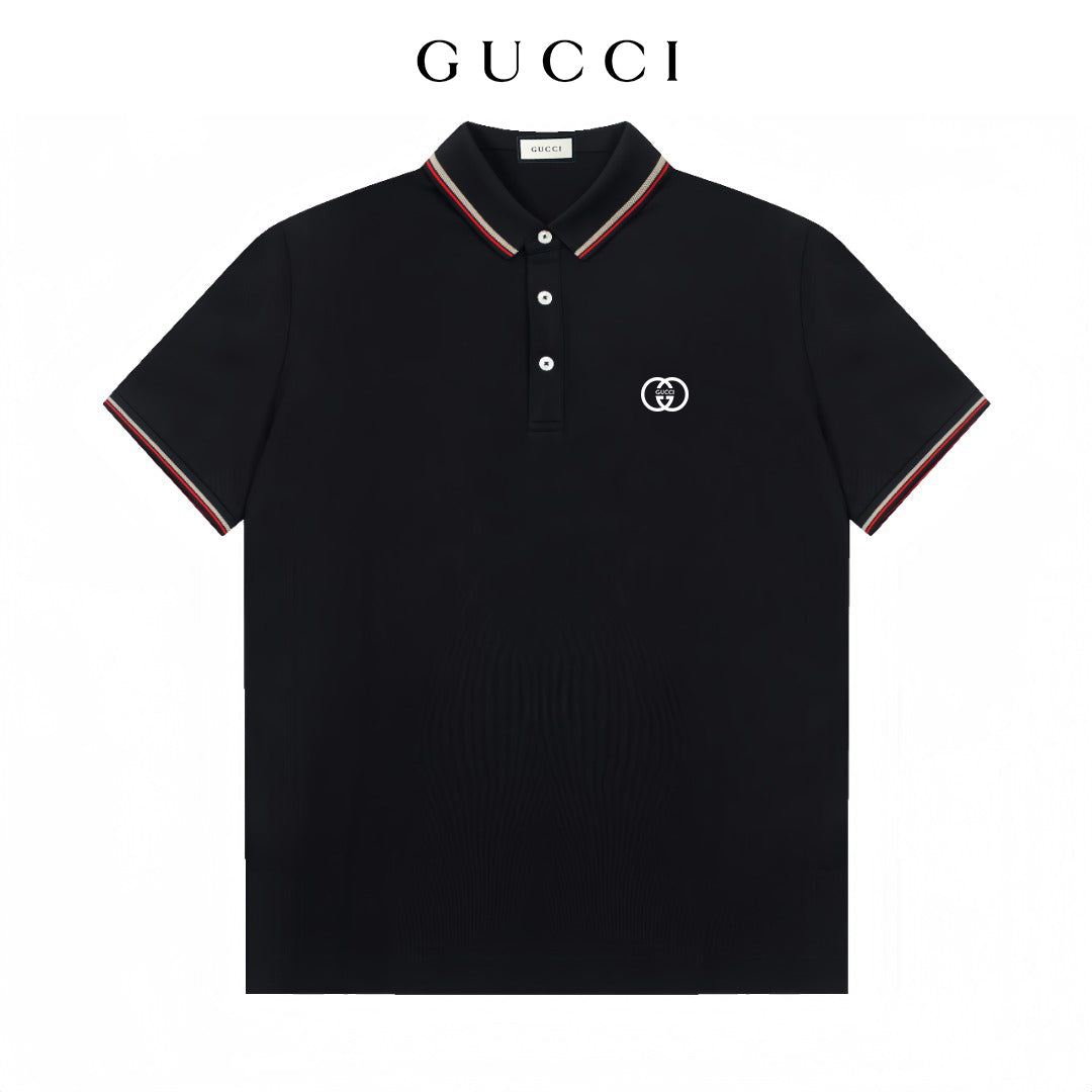 GUCCI Striped Logo Polo Shirt – Sorona Double Piqué, Boutique Edition
