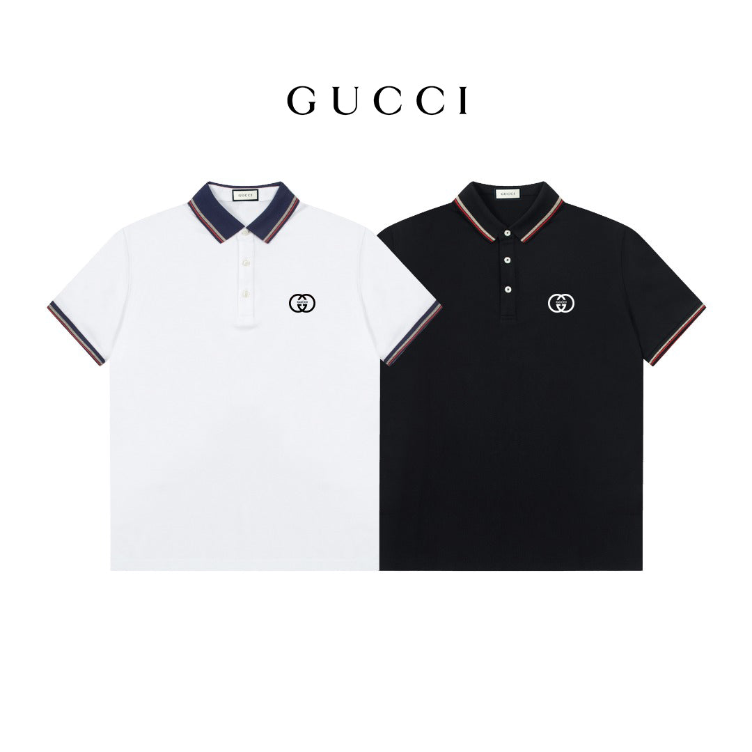 GUCCI Striped Logo Polo Shirt – Sorona Double Piqué, Boutique Edition