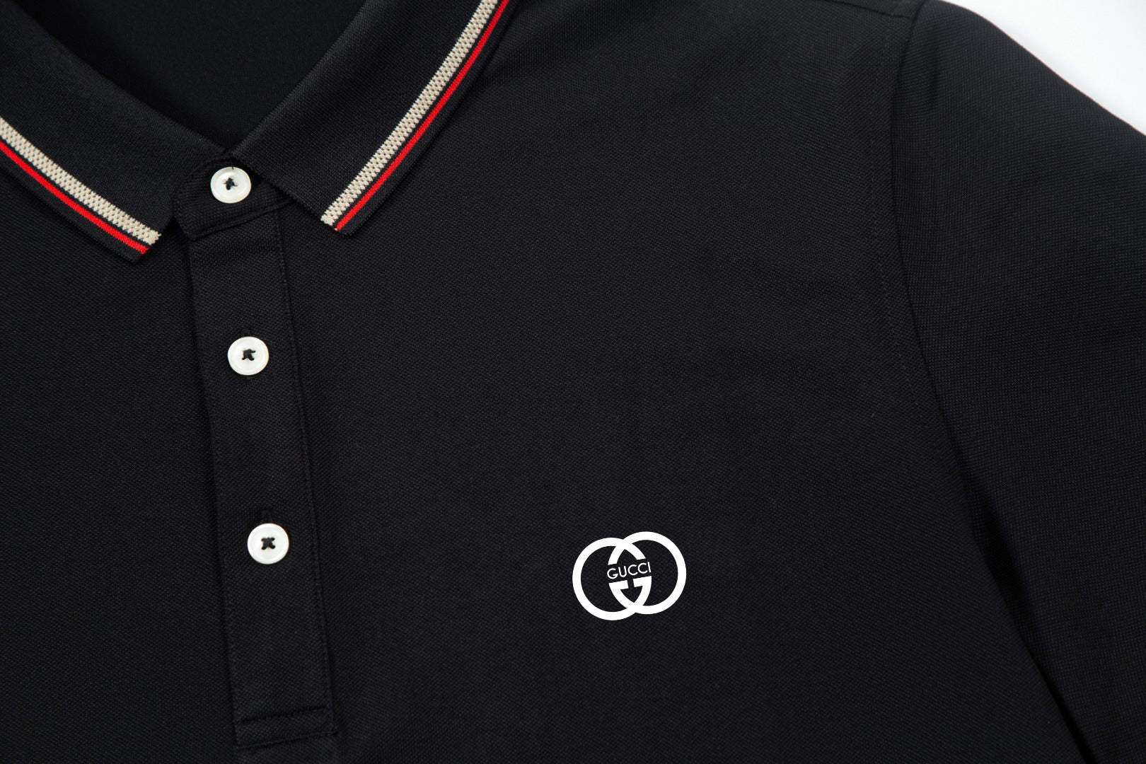 GUCCI Striped Logo Polo Shirt – Sorona Double Piqué, Boutique Edition