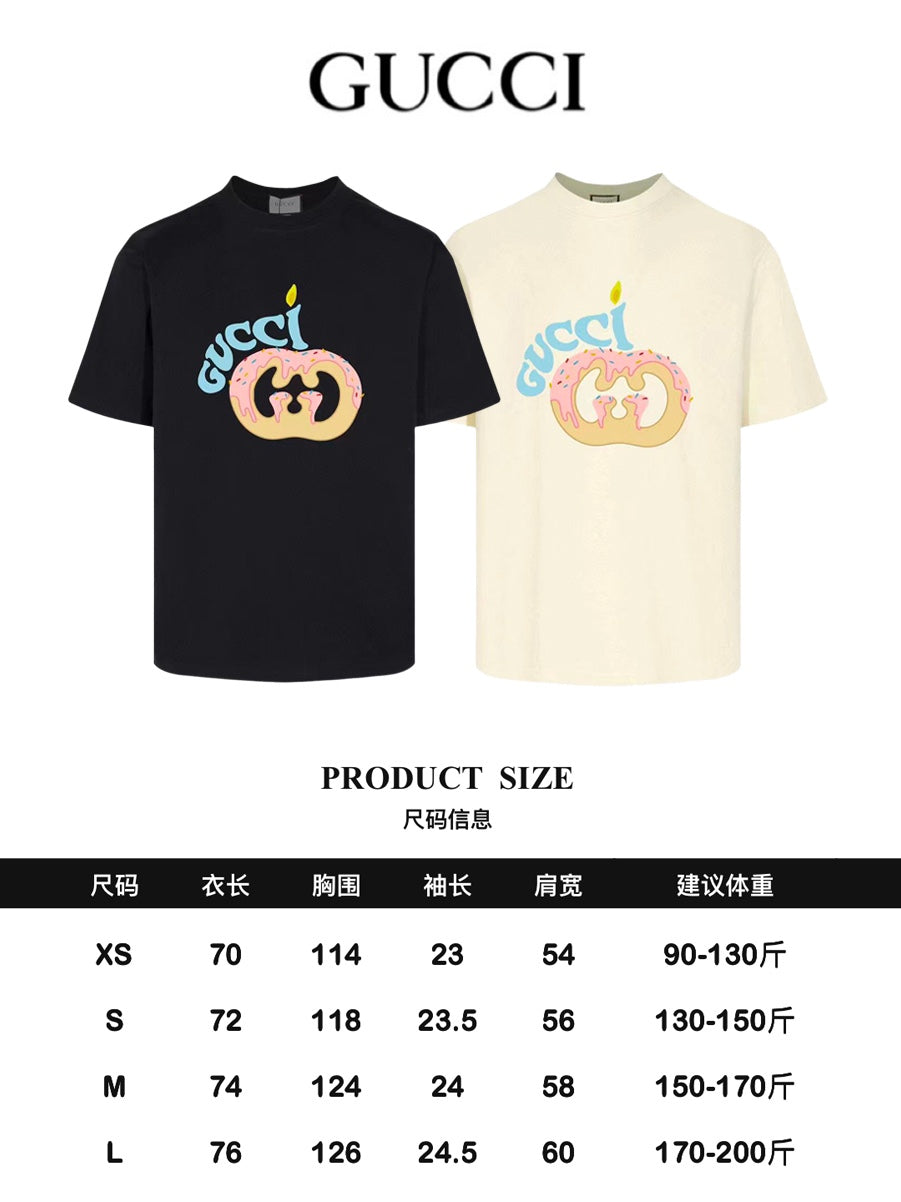 GUCCI 24SS Classic Oversized T-Shirt – Premium Cotton, Sizes XS–L