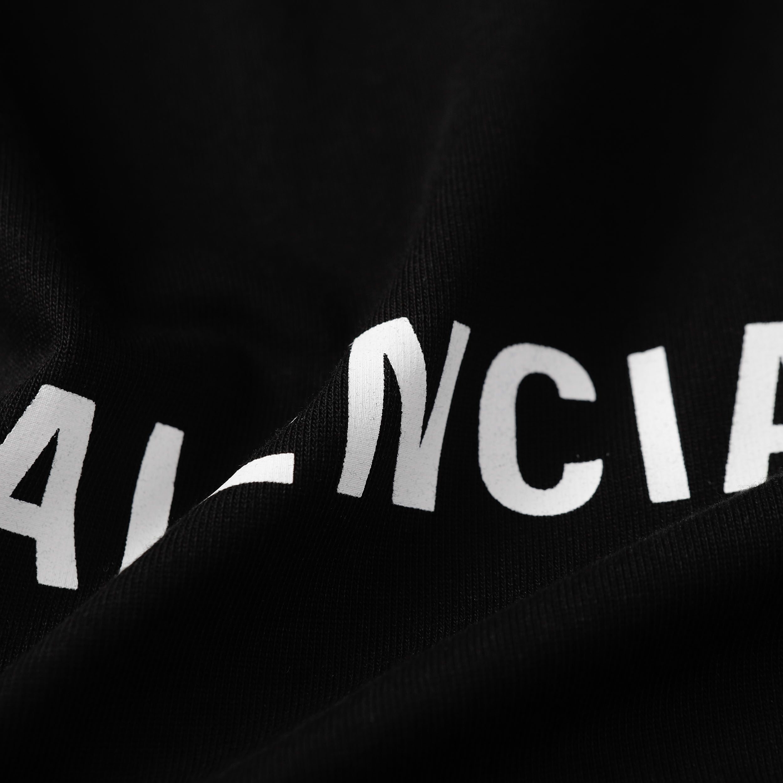 BALENCIAGA × Alipay 2024 Limited Edition Logo T-Shirt – 330g Premium Cotton, XS–L (Black)