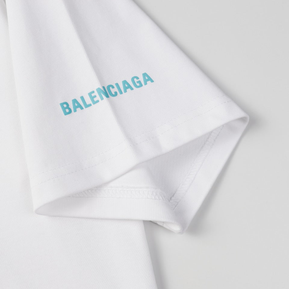 BALENCIAGA 2024 SS World Food Programme Charity Edition T-Shirt – 350g Premium Cotton, XS–L (Oversized Fit)
