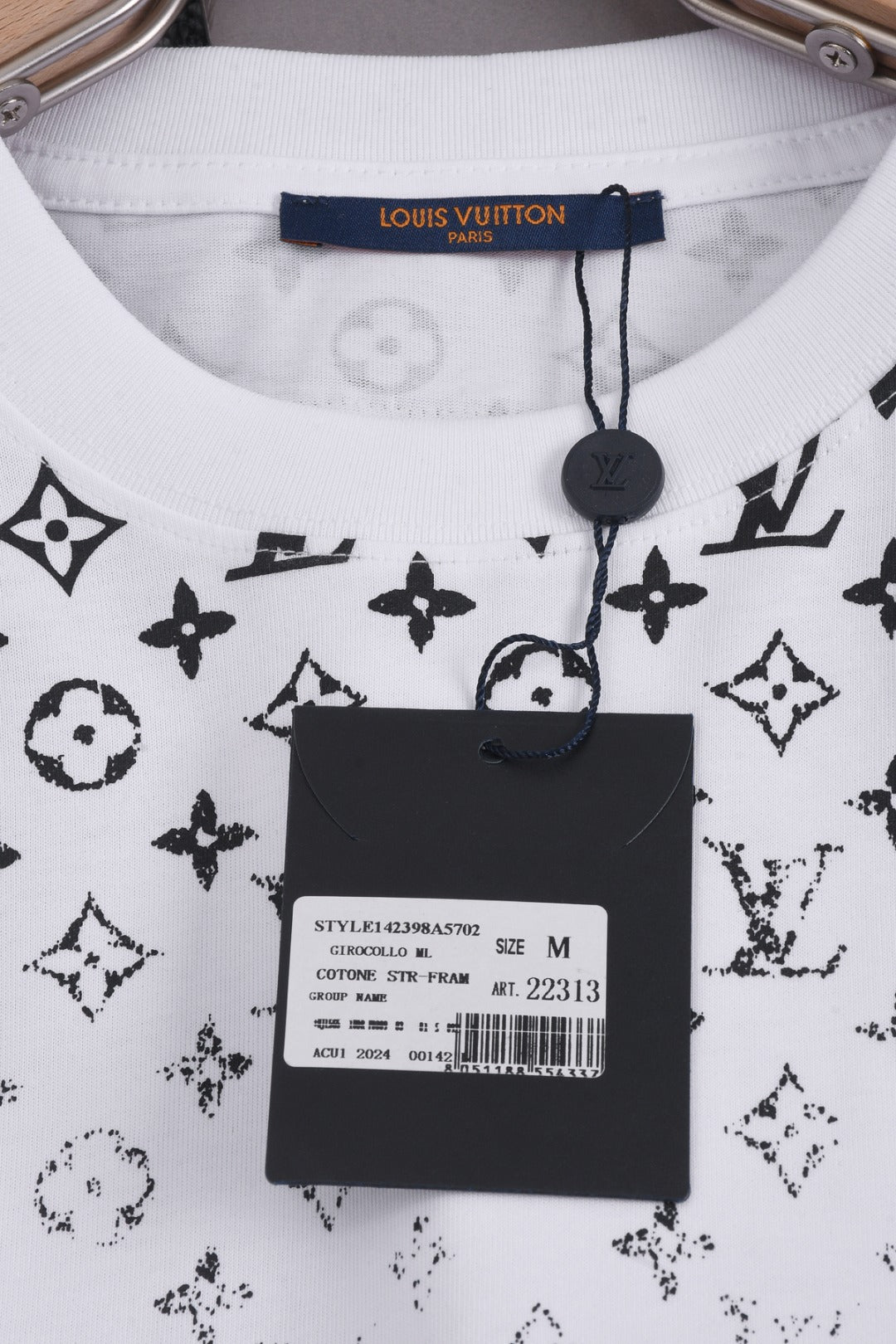 Louis Vuitton 25SS Gradient Print Logo T-Shirt – XS, S, M, L – Unisex Premium Cotton Tee