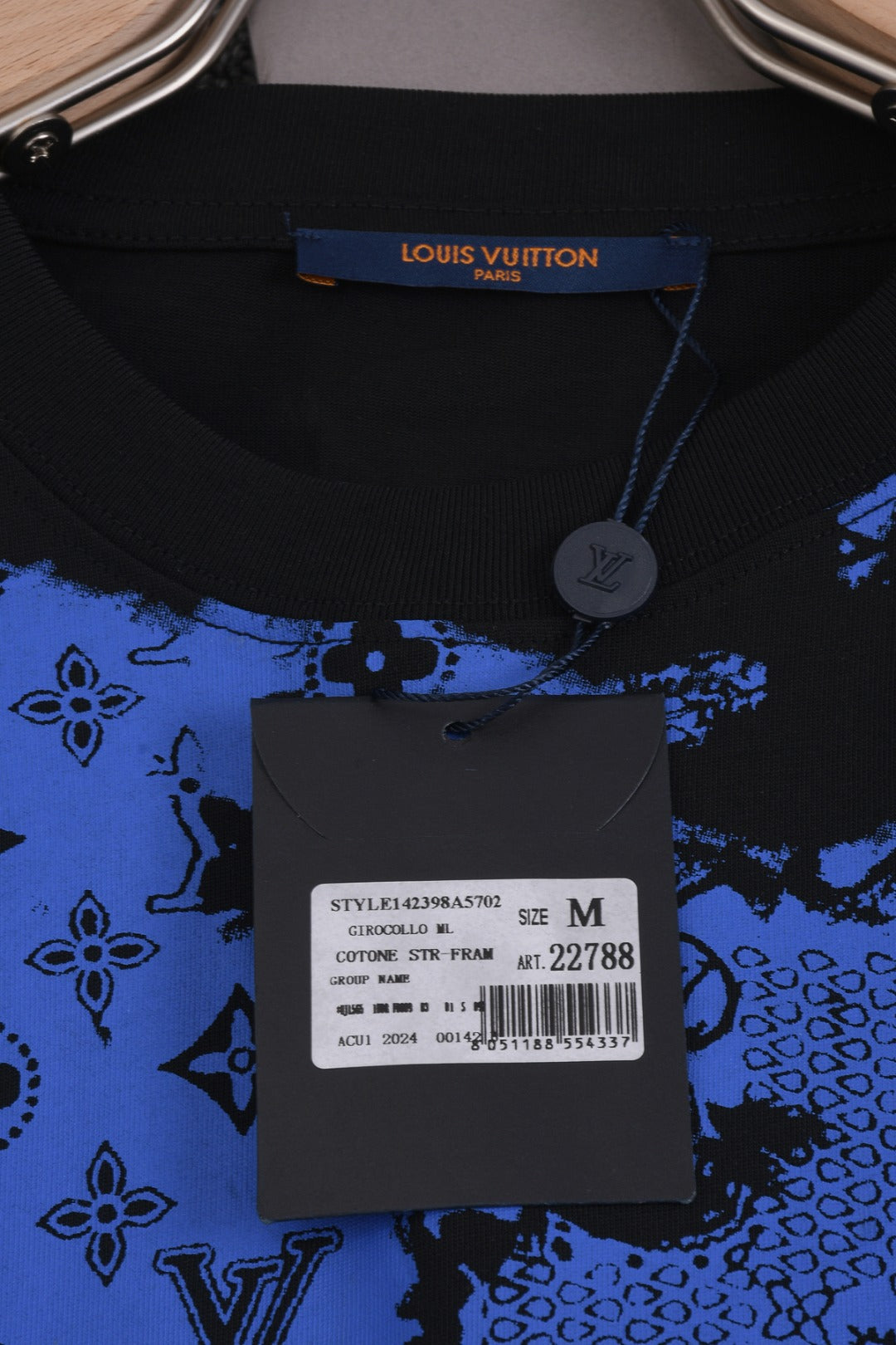 Louis Vuitton 25SS Paisley Print T-Shirt – XS, S, M, L – Unisex Premium Cotton Tee