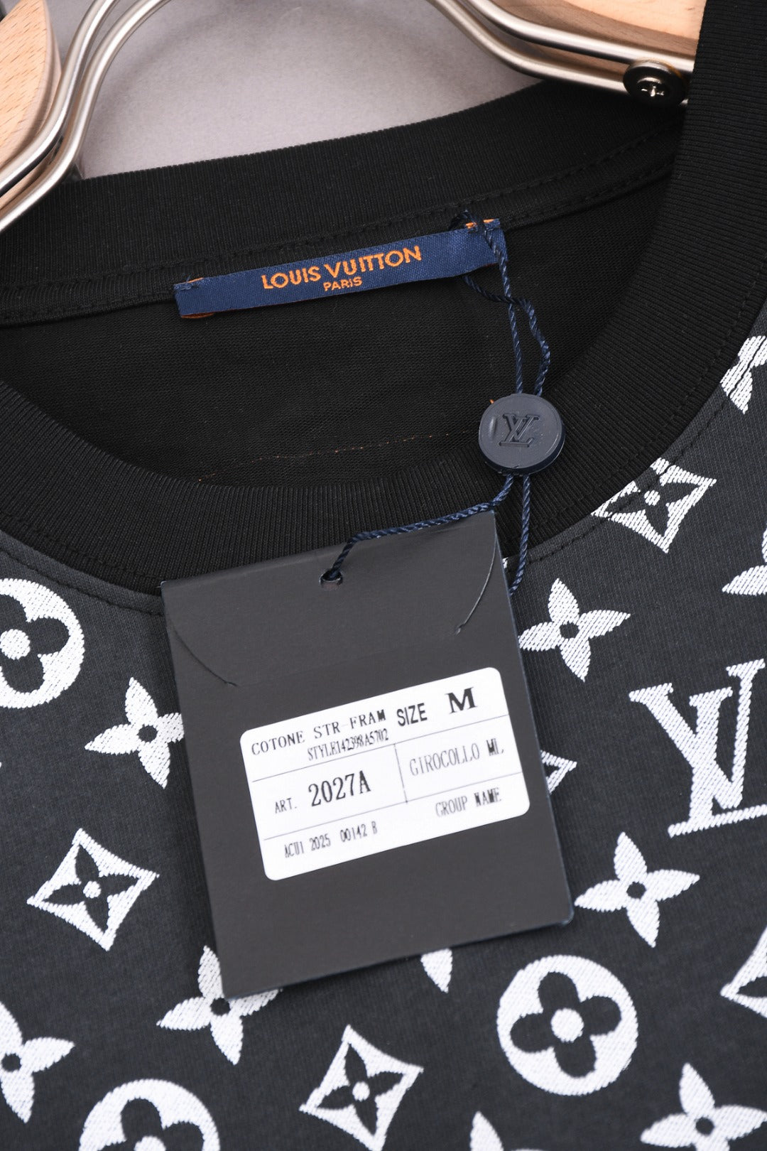 Louis Vuitton 25SS Applique Digital Print T-Shirt – XS, S, M, L – Unisex Premium Cotton Tee